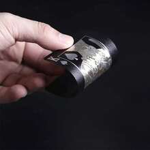 1pc Black Card Game,Waterproof Creative Black Rose Card Game,Cool Black Foil Decks Of Cards - Black - View 5