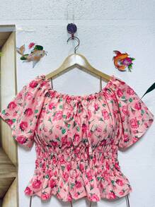 Women Tops - Baby Pink - View 2