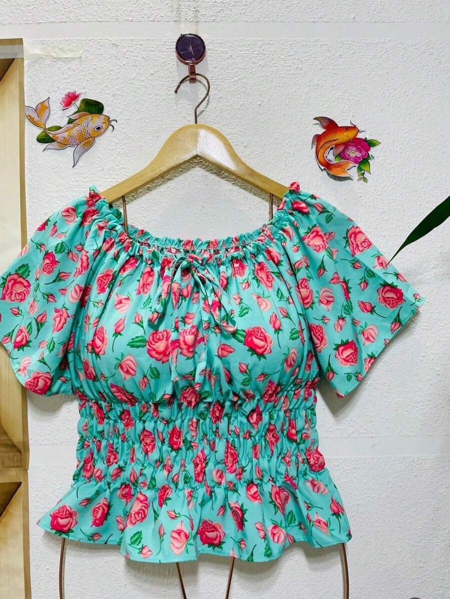 Women Tops - Green - View 1