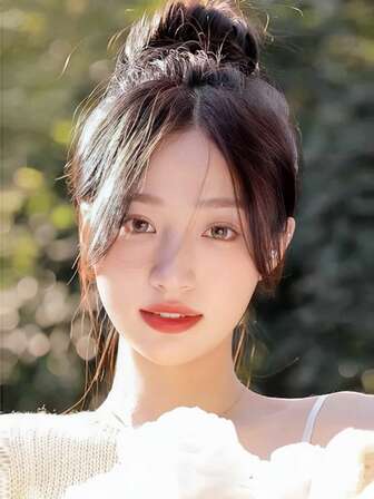 10英寸嬰兒毛前劉海假髮，頭頂有劉海與自然分層的長度適合日常穿著