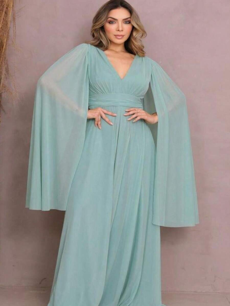 Women Dresses - Mint Green - View 1