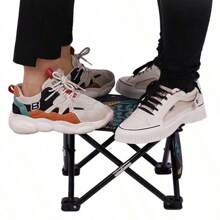 1pc Maza Chair, Fishing Small Square Stool, Portable Outdoor Folding Chair, Folding Stool, Art Sketch, Train Stool - Multicolor - View 2