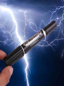 1支電擊實用惡作劇筆,隨機顏色 - 彩色 - 查看 1