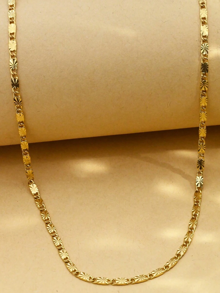 KKCOLA 1只流行太陽花垂墜項鍊,適合日常佩戴 - 金黃色 - 查看 1