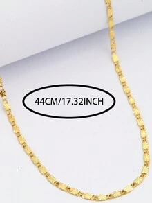 KKCOLA 1只流行太陽花垂墜項鍊,適合日常佩戴 - 金黃色 - 查看 4