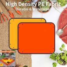 室內盆栽換盆墊及換土控制墊,26" X 26"便攜式換盆托盤多肉植物墊,室內園藝工具園丁禮品植物愛好者禮物