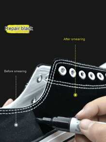 1pc Black Color Anti-Oxidation Pen For Touch- On White Or Black Sneakers, Repairs, Color Restoration, De-Yellowing And Whitening, For Women Men Sneakers Shoes, Casual Shoes,White Shoes