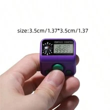 1入電子點數器,帶有指南針功能,可作為戶外繞圈計數器或手指計數器,適用於家庭使用 - 彩色 - 查看 7