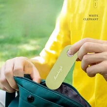 1 件折疊便攜式不銹鋼水果削皮刀,廚房和戶外 - 綠色 - 查看 3