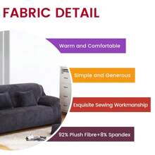 Sofa Covers - Dark Grey - View 11