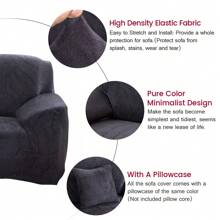 Sofa Covers - Dark Grey - View 10