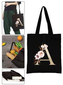 1 Miếng Ngày lễ tình nhân Qủa tặng Giải trí Hoa Lá thư In ấn tranh sơn dầu Túi xách Túi đeo vai Dung lượng lớn Gấp lại Có thể tái sử dụng Túi mua sắm Du lịch Túi tạp hóa , Cá nhân hóa Lễ cưới Túi quà tặng Cho Nữ Phù dâu , Lưu trữ du lịch , Dung lượng lớn Du lịch Túi trang điểm : Hoàn hảo Đối với Ngoài trời Thích hợp Đối với Đám cưới , Sinh nhật , , Và Kỳ nghỉ , Là A Tuyệt vời Qủa tặng Đối với phụ nữ , Mẹ , Giáo viên , Bạn , Phù dâu , Sinh viên , Đến Trường học , Và Là A Có thể mang đi Và Giải trí Lưu trữ Túi xách tay , A Đa chức năng Túi mua sắm , A Thiết kế mới , Dung lượng lớn , Và MỘT Lý tưởng Mua sắm Là Thích hợp Dành Cho Nam Và Nữ , Cặp đôi , Sử dụng hàng ngày , Ngày tháng , Sinh nhật , Kỳ nghỉ , Và Đến Trường học Mùa hè Kỳ nghỉ , Kỳ nghỉ , bờ biển , Du lịch , Đi làm , Làm Việc  , Sinh viên , Dã ngoại , Cắm trại , Siêu thị , Hằng ngày - màu đen - Xem 2