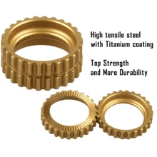 Fovno全新60t棘輪齒片,適用於dt輪組集散器使用60t星形棘輪齒片,適用於350 240 180 1600 1700 1450 1550 1200 1100輪組 - 金色 - 查看 8