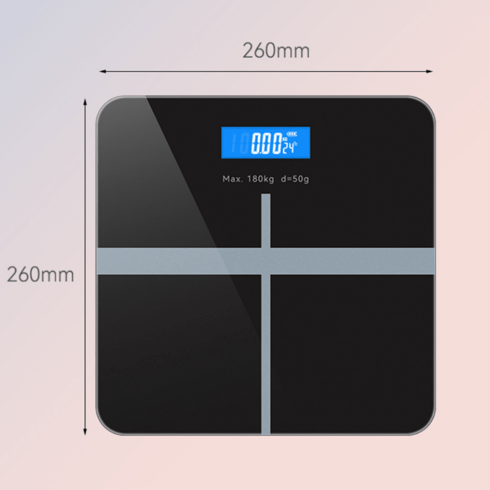 Household Tempered Glass Body Weight Scale Smart Electronic Scale For