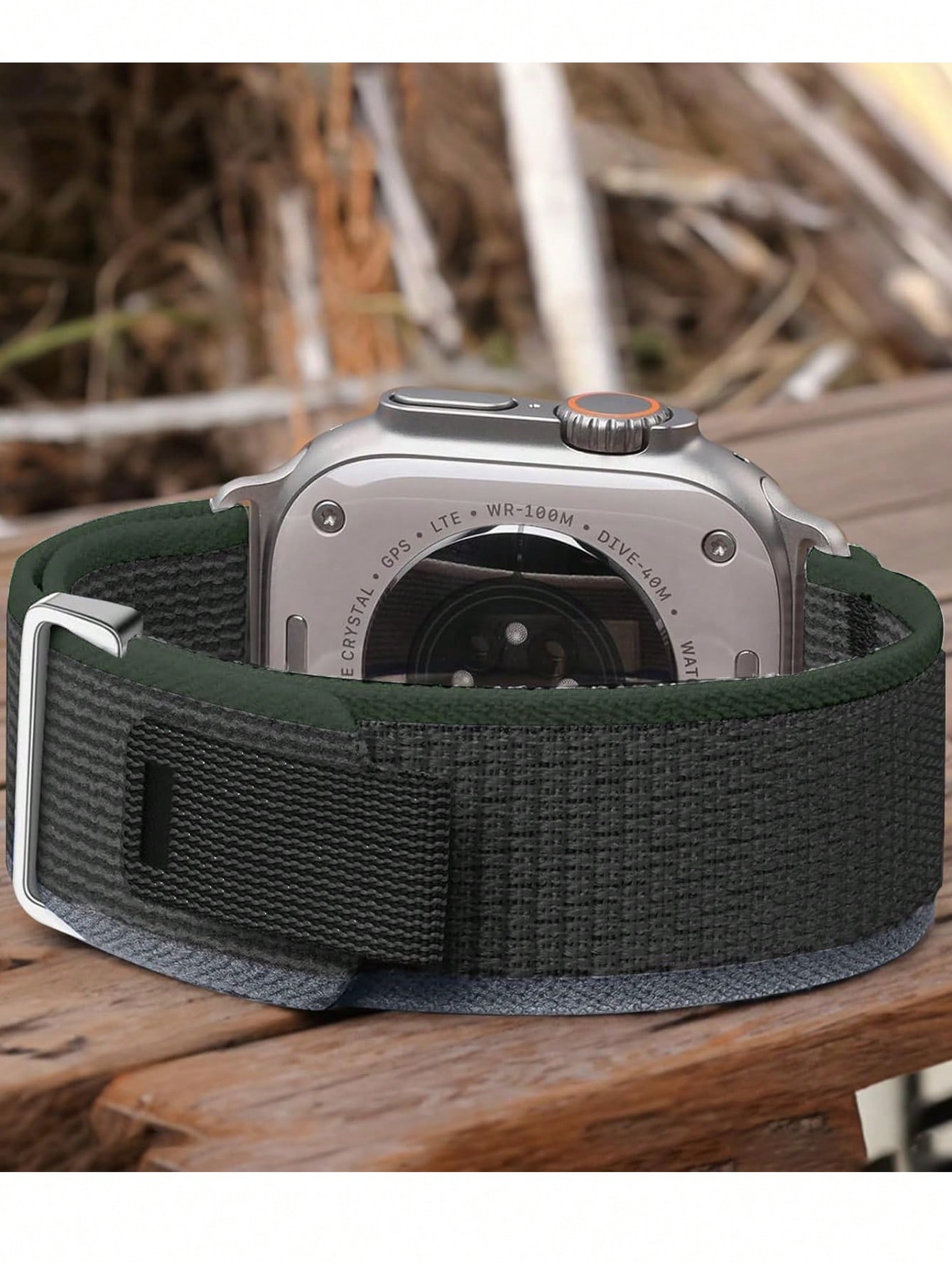 1 حزام ساعة متوافق مع ساعة آبل للرجال والنساء، ريا...