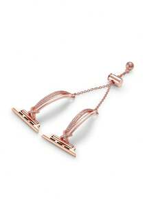 1入組可愛的十字蝴蝶手鐲錶帶,適用於38/40/41/42/44/45/49mm蘋果手錶ultra/se/8/7/6/5/4/3/2/1 - 玫瑰金 - 查看 2