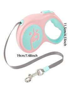 1 件多色 5m 伸縮寵物牽引帶,附自動鎖,適合遛狗,戶外 - 黑色 - 查看 2