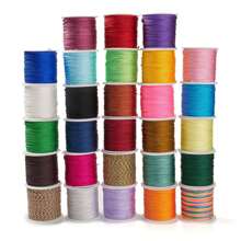 1 Rollos De Cerca De 40 Metros De Alambre Trenzado De Jade De Nailon No. 73 De 0.06 Cm Y Cuerda De Cuentas Adecuados Para Brazaletes Y Collares Diy, Fabricación De Joyas Trenzadas De Joyas