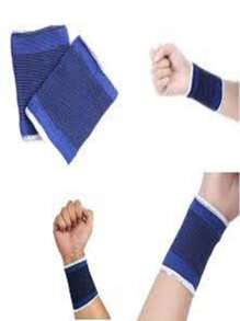 Munhequeira Protetor de Pulso Esportiva Para Academia Basquete Multiuso Universal - 2 PARES (4UNI) - Visão 6