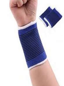 Munhequeira Protetor de Pulso Esportiva Para Academia Basquete Multiuso Universal - 2 PARES (4UNI) - Visão 3