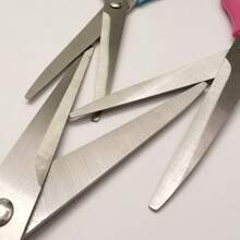 1把8英寸/20厘米雙色柄內環柔軟剪刀,辦公室剪刀、美術剪紙剪刀、多功能剪刀 - 玫紅色 - 查看 8