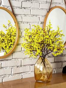 1PC Artificial Flower Bouquet Baby's Breath Wedding Decoration, Home Vase Decoration, Dining Room, Bedroom, Bathroom Decoration, Valentine's Day, New Year Decoration, Outdoor Garden Flower Arrangement, Shooting Props, Windowsill Flower Arrangement Gifts Birthday Graduation