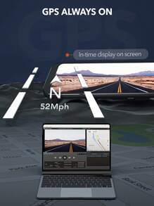 WOLFBOX 12" 4K Mirror Dash Cam Car Camera, 2160P Full HD Smart Rearview Mirror For Cars & Trucks, Front And Rear View Dual Cameras, Night Vision, Parking Assistance, Free 32GB Card & GPS - G840H - View 5