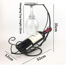 1個創意海盜船酒架,復古裝飾性立式酒杯架,家用酒吧用品 - 黑色 - 查看 2