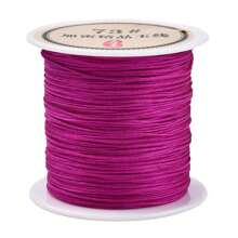 1 Rollos De Cerca De 40 Metros De Alambre Trenzado De Jade De Nailon No. 73 De 0.06 Cm Y Cuerda De Cuentas Adecuados Para Brazaletes Y Collares Diy, Fabricación De Joyas Trenzadas De Joyas