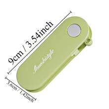 1 件折疊便攜式不銹鋼水果削皮刀,廚房和戶外 - 綠色 - 查看 2