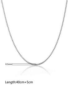 1pc Minimalist 925 Sterling Silver Sakura Flower & Number Pendant Necklace, Ideal For Birthday & Anniversary Gift - Silver - View 3