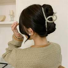 1 件醋酸树脂发夹，女士发饰 - 野綠仙蹤-超大13.5CM - 查看 3