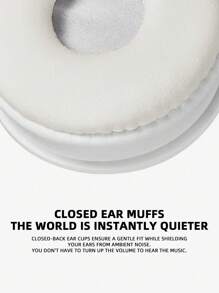 马卡龙可折叠耳机，支持多种连接方式，电池续航时间：5 小时/60 小时 - 粉色 - 粉色 - 查看 6