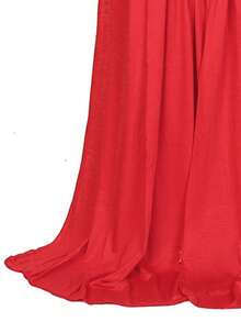 1條流行女士純色柔軟圍巾,適合日常穿著