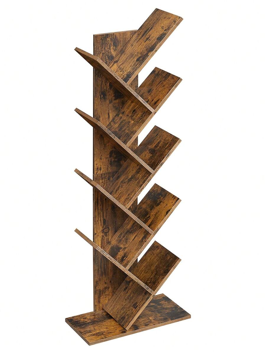 VASAGLE Bookcase - Brown - View 1