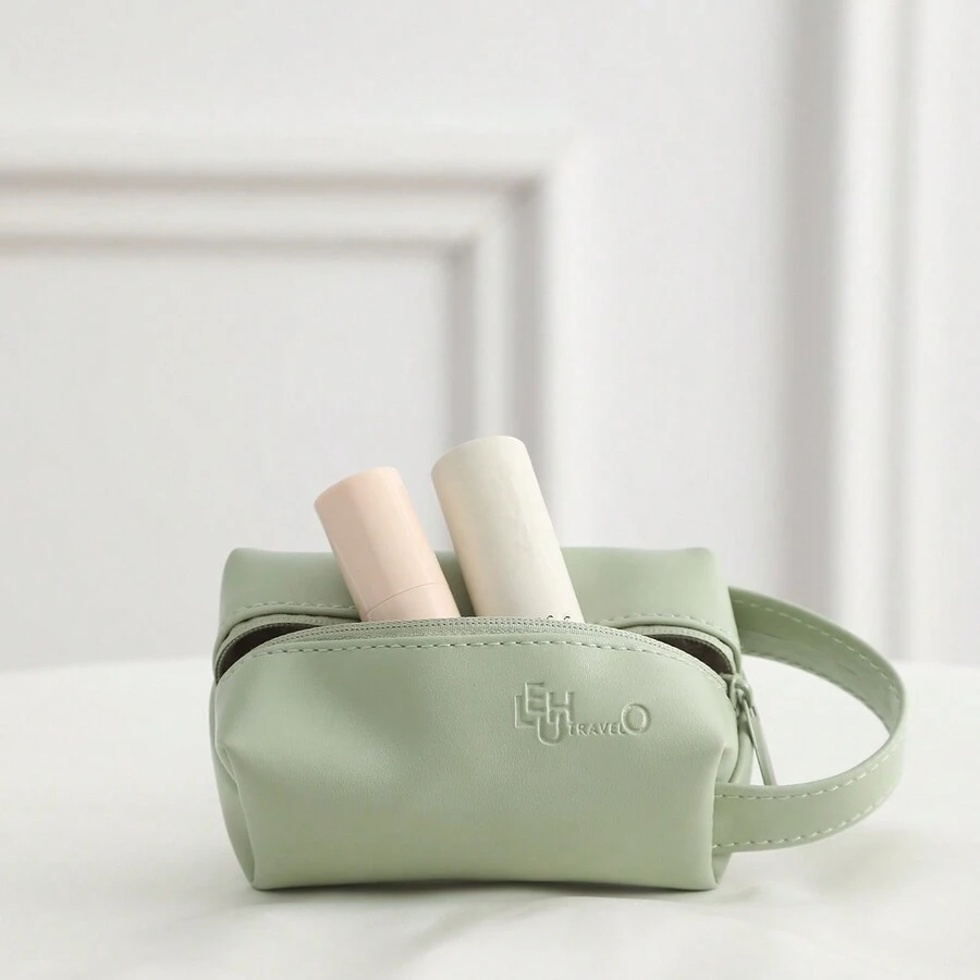 LEHUO Travel 1pc Mini Storage Bag For Money, Key, Lipstick, Bus Card And Cosmetic Items - Green - View 1