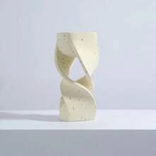 Modern And Stylish Home Creative Aroma Burner With Decorative Design, Can Also Be Used As A Candle Holder. - Beige - View 1