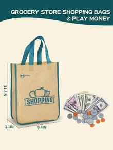 97入組2-3歲幼兒廚房玩具套裝,逼真的烹飪玩具有切可切水果,蔬菜;有助於培養細致的動作技能、想象力和創造力;可以扮演廚師的角色,男孩和女孩的生日禮物,購物和計算體驗 - 彩色 - 查看 4