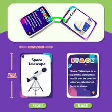 34張空間認知卡牌,能正確理解空間,認知卡牌,適合作為禮物,也適合一起玩樂 - 認知太空 - 查看 3