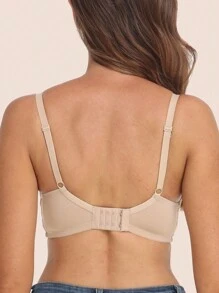 Wire-Free, Seamless, Thin & Full Coverage Nursing Bra With Soft Cup, 1pc