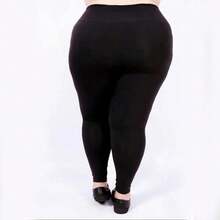 Plus Size Sports Sets - 黑色 - 查看 3