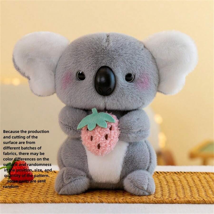 考拉動物＆水果系列毛絨玩具娃娃,23厘米/9英寸,適用於家庭裝飾和禮品 - 無尾熊款 - 查看 1