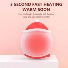 新到貨招財貓暖手寶和帶溫度控制功能的行動電源,可愛的卡通雪人造型 - 白色招財貓 - 查看 7