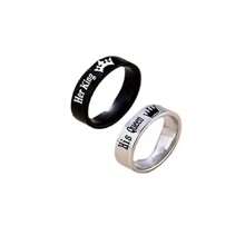 2pcs Couple Rings, Stainless Steel Simple Style Wedding Rings For Men And Women, Perfect As Couple Jewelry, Valentine's Day Gift, Festival Present, Easter Gift And Back-To-School Season - Couple Rings - View 4