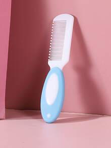 2入組藍色尼龍嬰兒洗髮和護理刷梳套裝,適合日常使用 - 尼龍藍色 - 查看 5