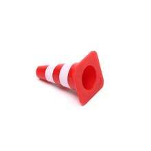10pcs Traffic Barrier Signs Toy Set, Simulation Prop For Road & Parking Lot, Teaching Tool