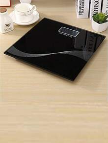 1只0.2-180kg電子厚化鋼化玻璃和lcd顯示器,個人浴室體重計,人體重量數字秤,體重機 - 黑色 - 查看 7