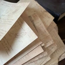 30入組/套復古筆記本和信紙系列剪貼簿紙裝,日記和期刊主題,古董英國背景,規劃者裝飾墊 - 彩色 - 查看 5