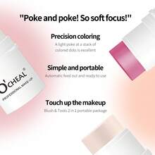 Maquillaje Para Rubor En Crema, Barra De Rubor Modulable Para Mejillas, Larga Duración, Fácil Aplicación, Barra De Maquillaje Ligera De Uso Múltiple - 03# - Ver 7