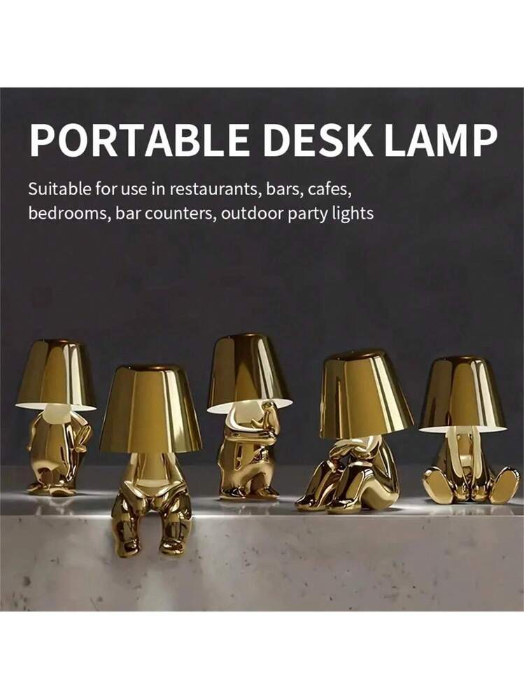 Lampada Da Tavolo LED Ricaricabile Con Portapenne E Supporto Cellulare, Collo Di Cigno Flessibile, 3 Temperature Colore E Dimmer, Luce Da Scrivania Per Ufficio E Studio